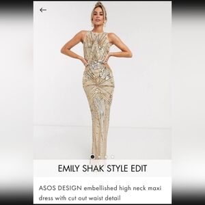 Beautiful sequin dress for prom, wedding, holiday party, formal events, etc...